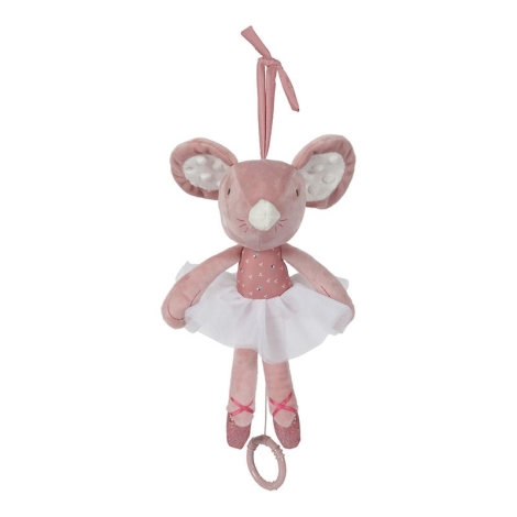 TIAMO Ballet Mice Hrající myška růžová