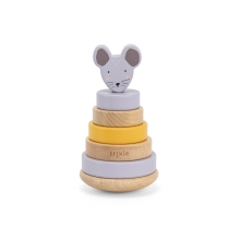 TRIXIE Dřevěná stohovací hračka Mrs. Mouse
