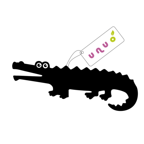 UNUO Nažehlovací krokodýl 10x4 cm