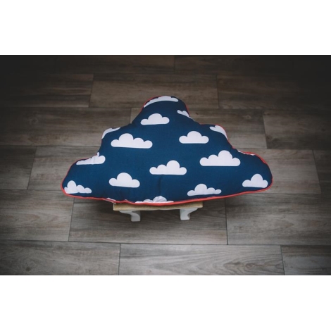 VIGVAM DESIGN Polštář ve tvaru mraku Clouds navy