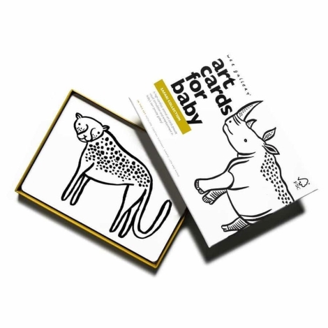 WEE GALLERY Kontrastní kartičky Safari