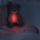 ZAZU Medvídek Brody Sleeptrainer s melodiemi a nočním světlem růžový