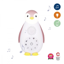 ZAZU Musicbox s bezdrátovým reproduktorem Tučňák Zoe růžový