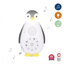 ZAZU Musicbox s bezdrátovým reproduktorem Tučňák Zoe šedý